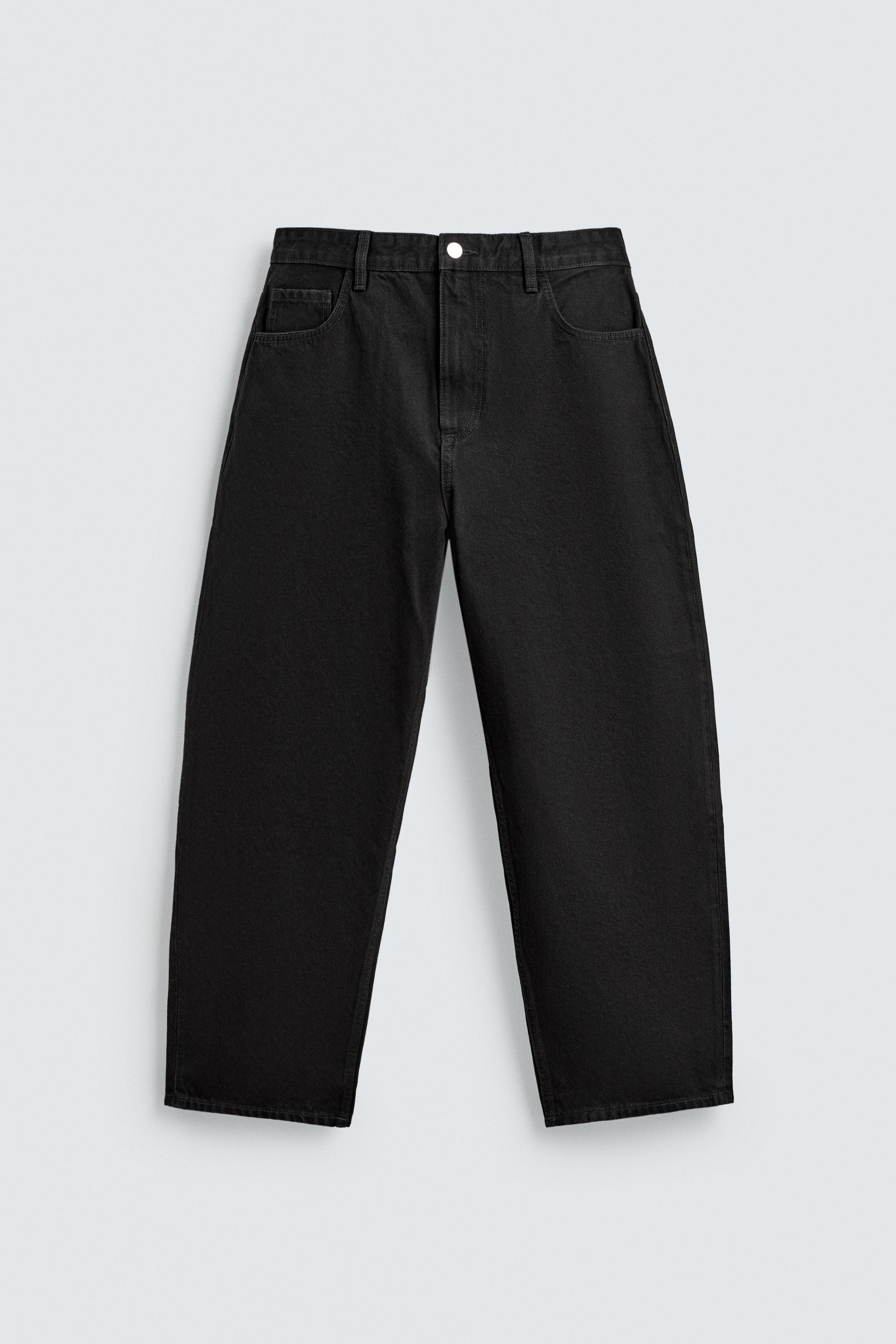 TAPERED WIDE FIT JEANS
